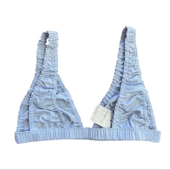 Free People Intimates Wait & See Bralette I’m Palest Sapphire - Picture 9 of 9